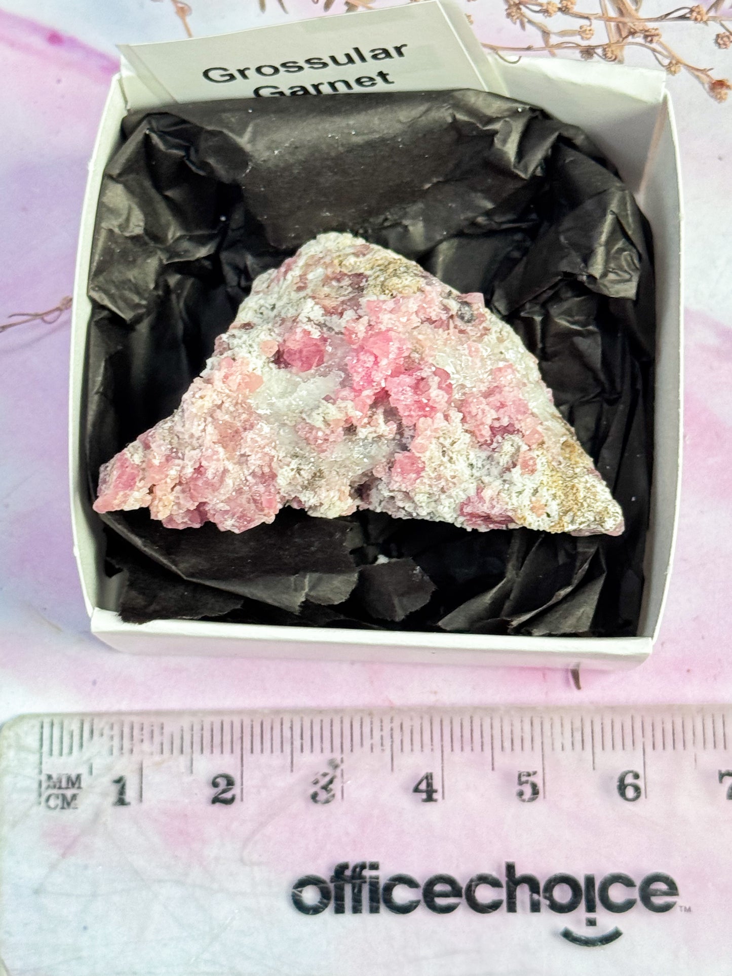 Pink Garnet Specimens
