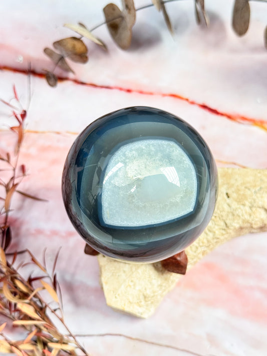 'Eyeball' Agate Sphere