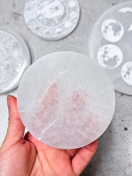 Selenite Charging Plates