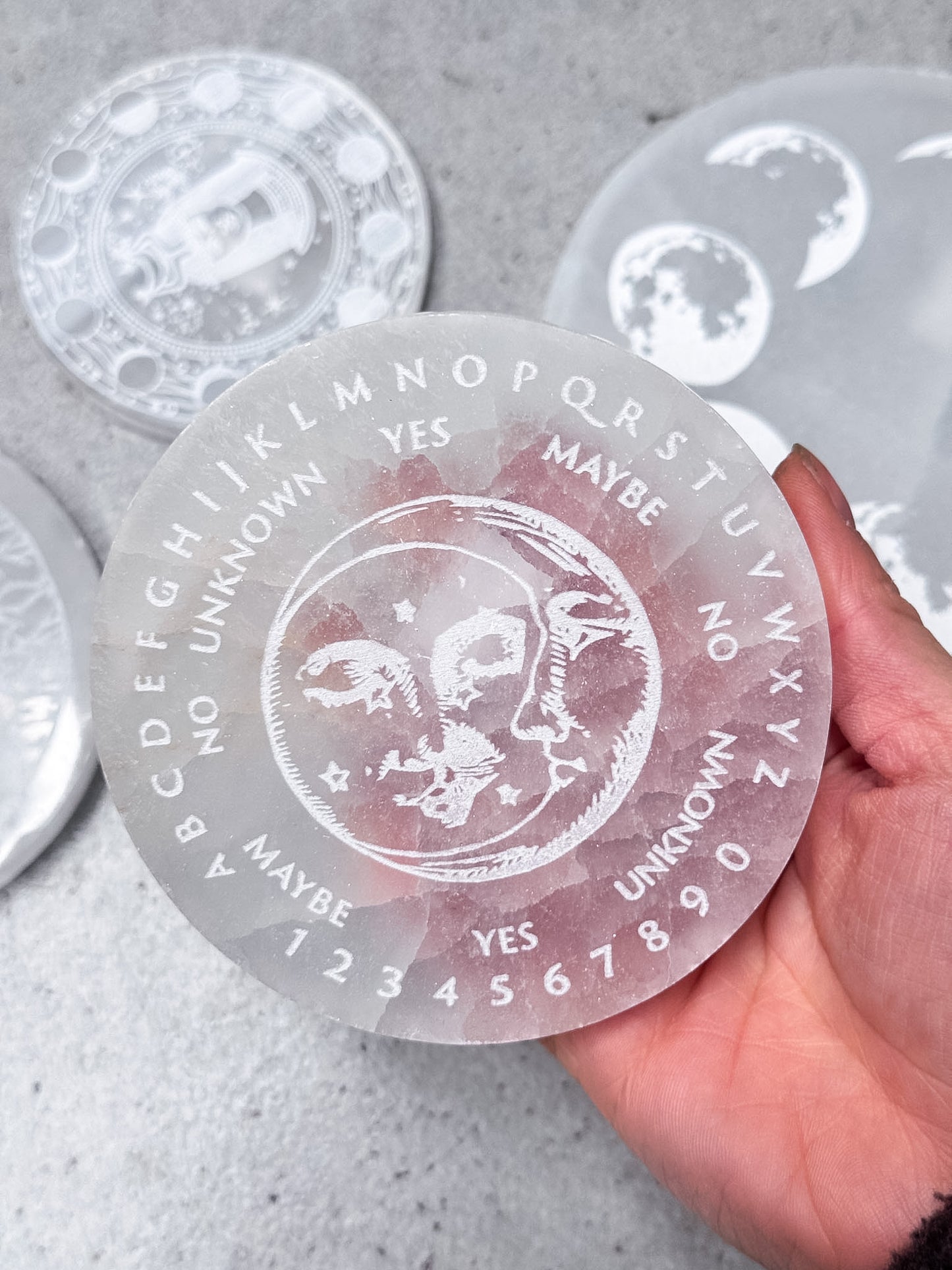 Selenite Charging Plates