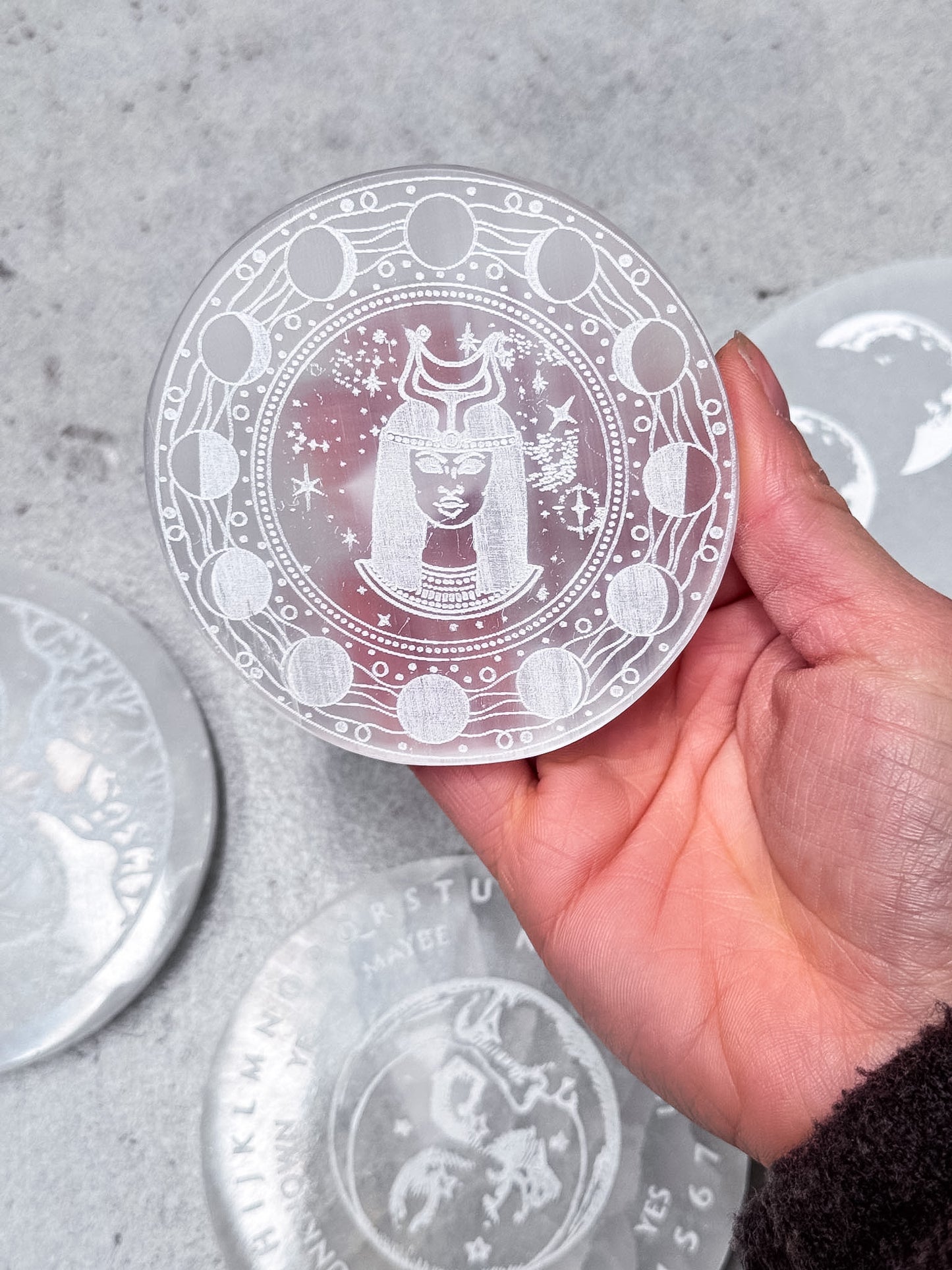 Selenite Charging Plates