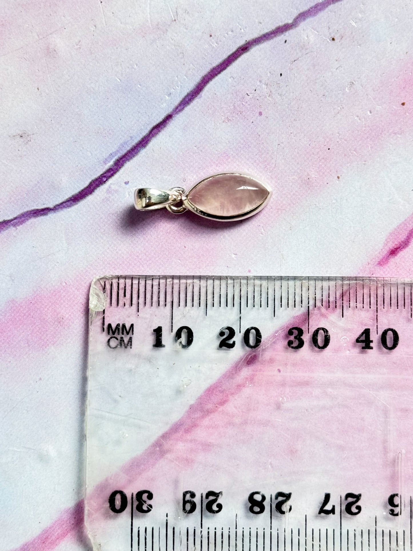 Dainty Rose Quartz Pendants