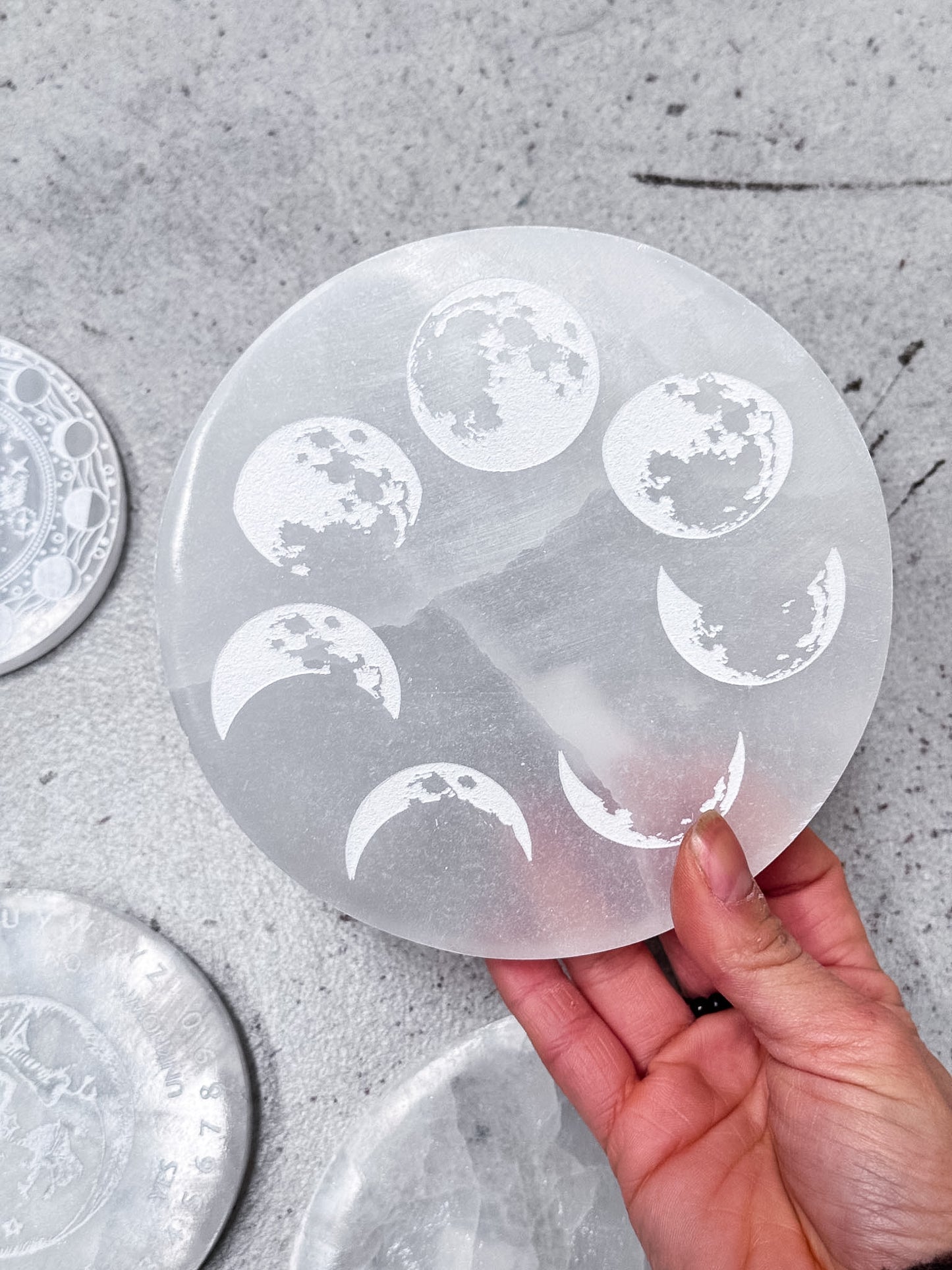 Selenite Charging Plates