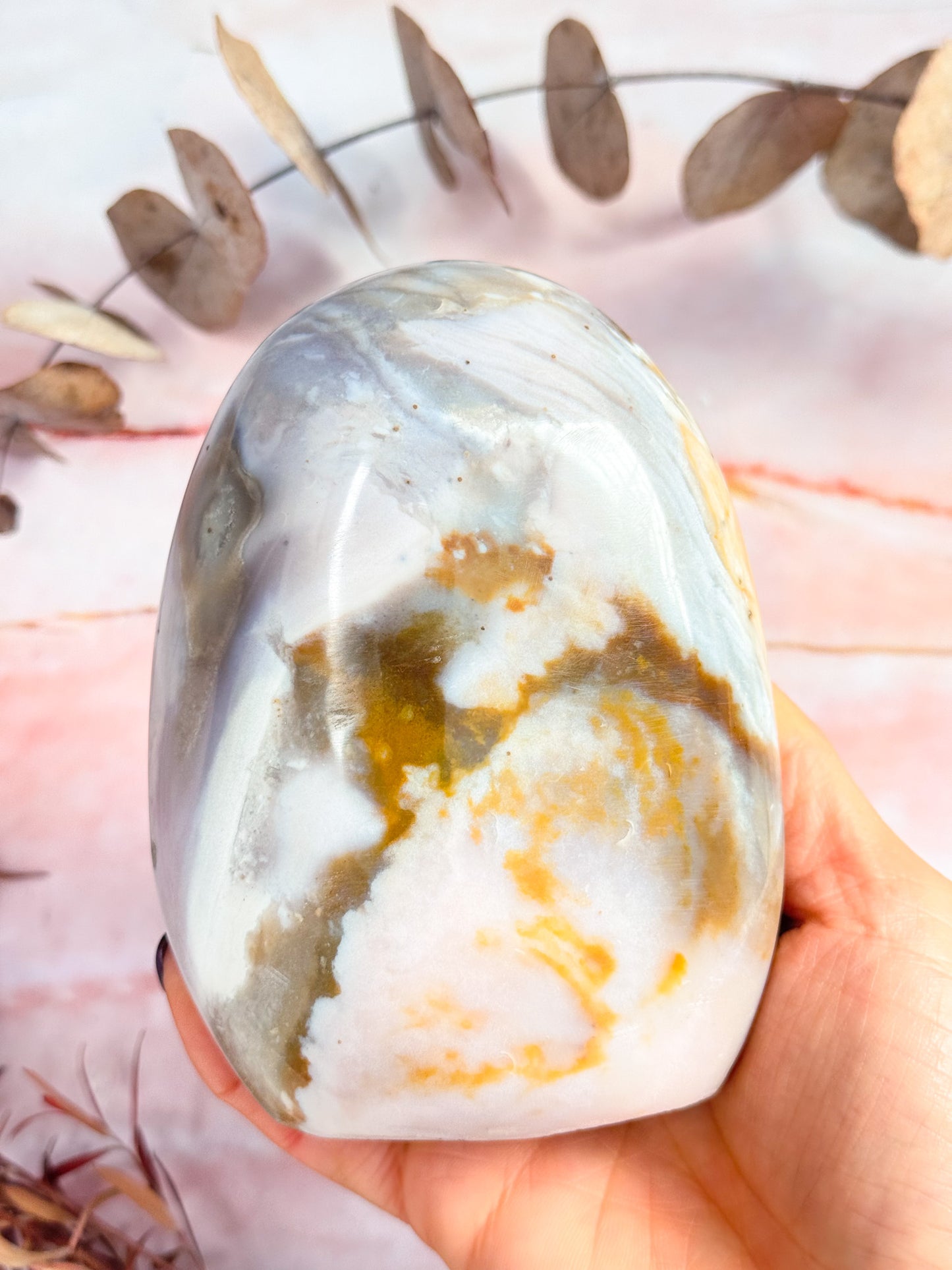 Pastel Ocean Jasper Freeform