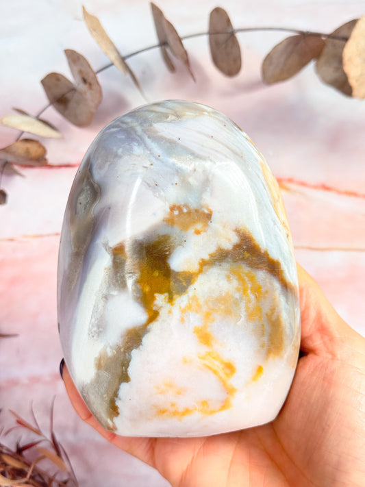 Pastel Ocean Jasper Freeform