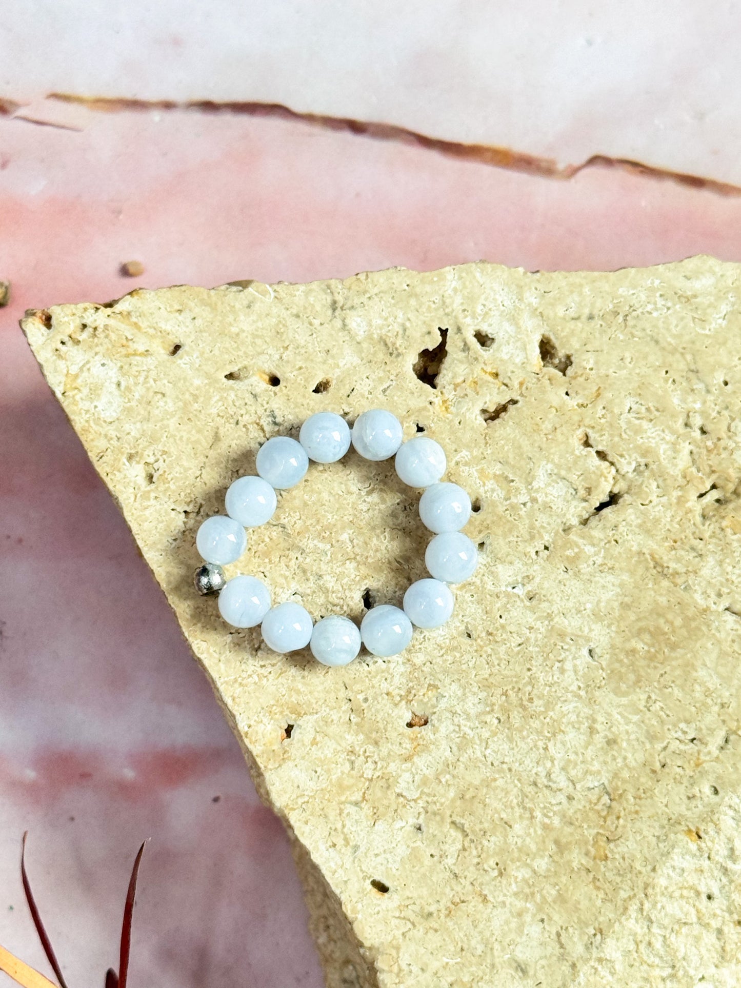 Crystal Anxiety Bead Rings