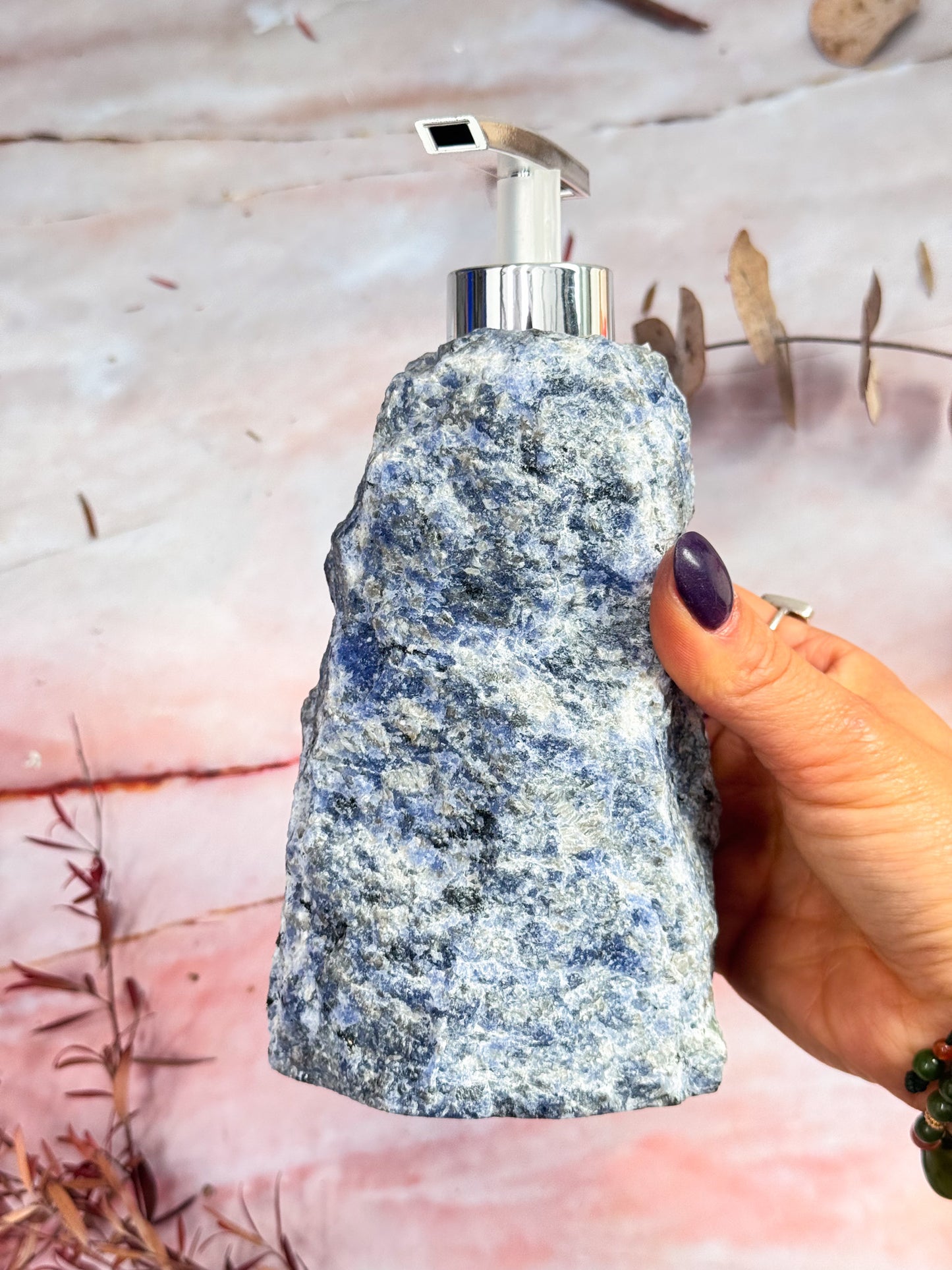 Sodalite Soap Dispenser