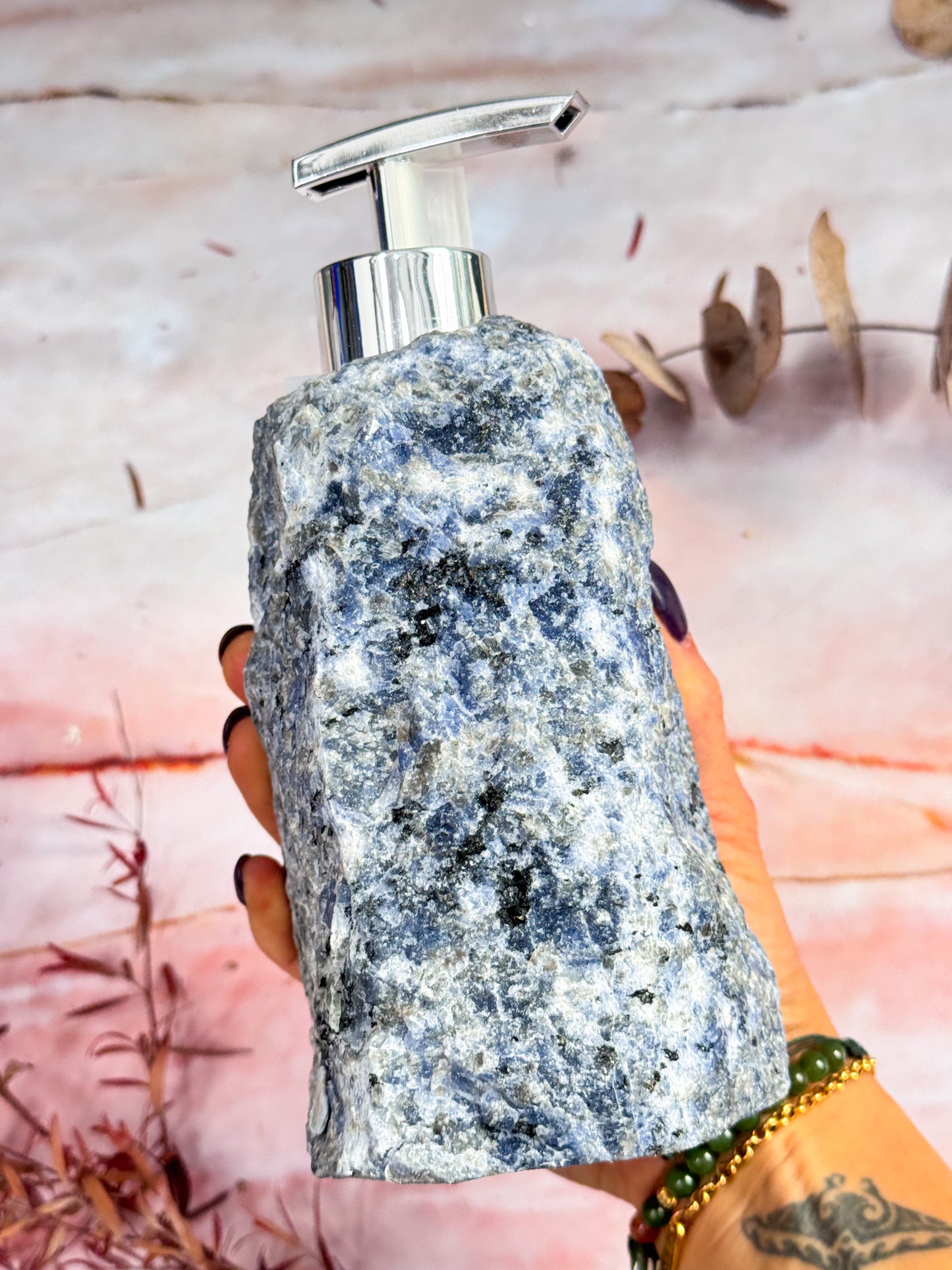 Sodalite Soap Dispenser