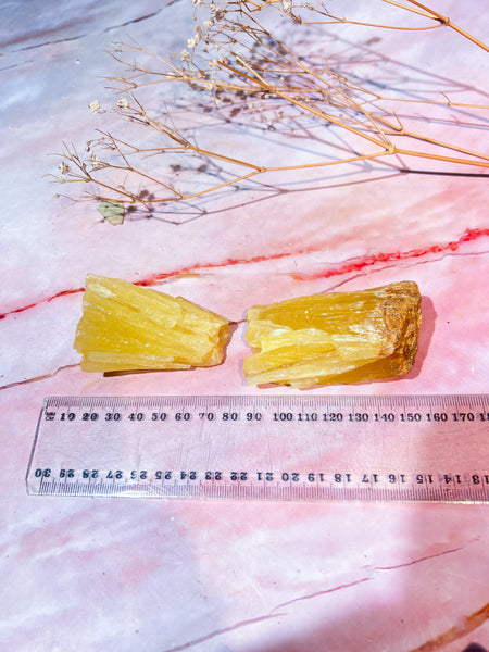 Yellow Aragonite Clusters