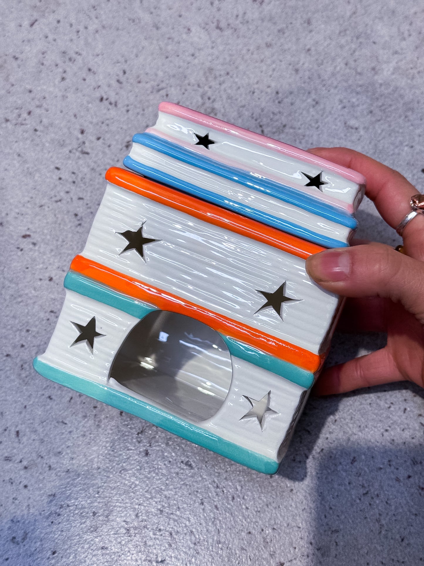 Book Stack Melt Burner