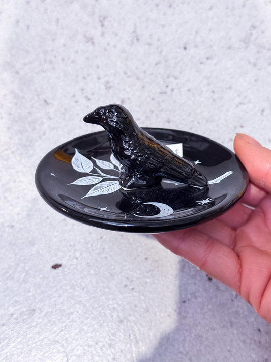 Raven Trinket Dish