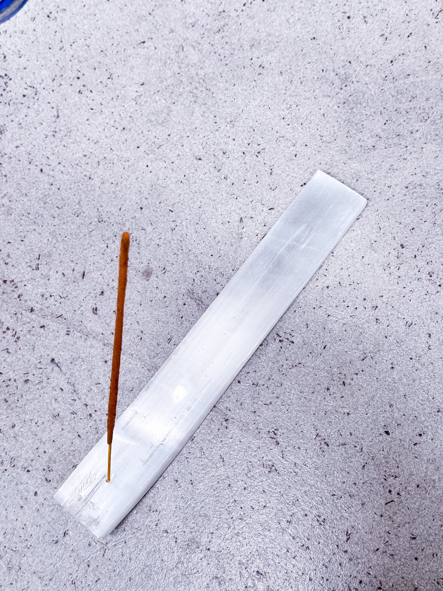 Selenite Incense Holder