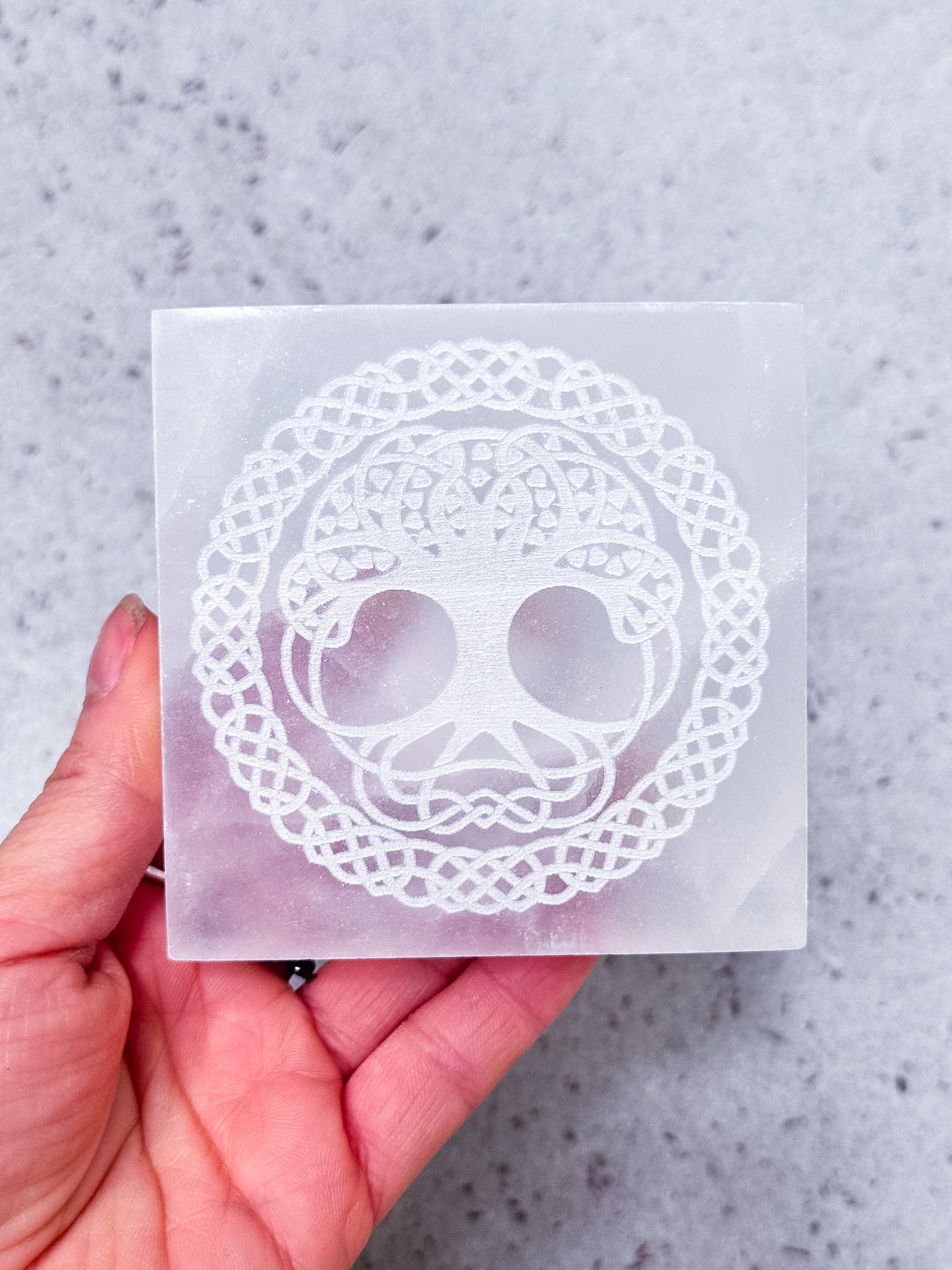 Selenite Charging Plates
