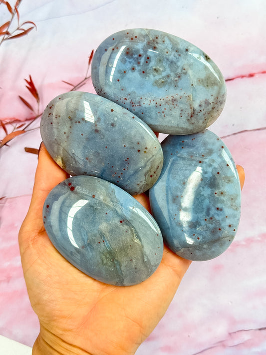 Pigeon Blood Agate Palmstones