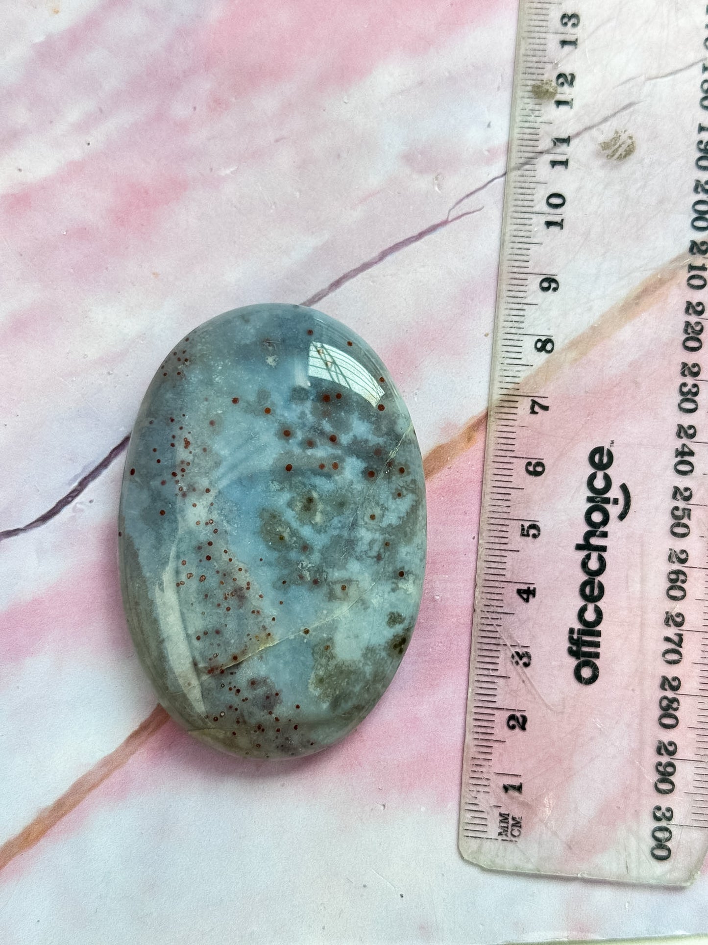 Pigeon Blood Agate Palmstones