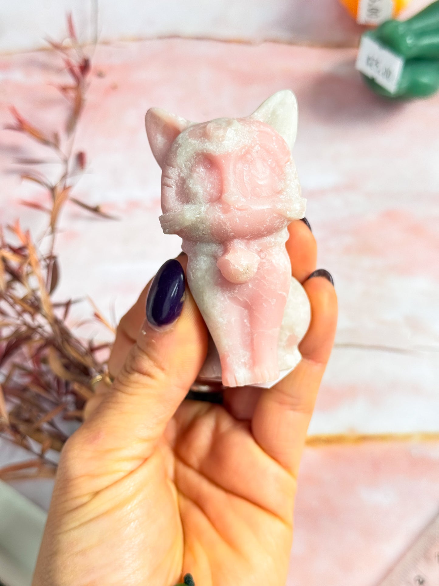 Crystal Cat Carvings