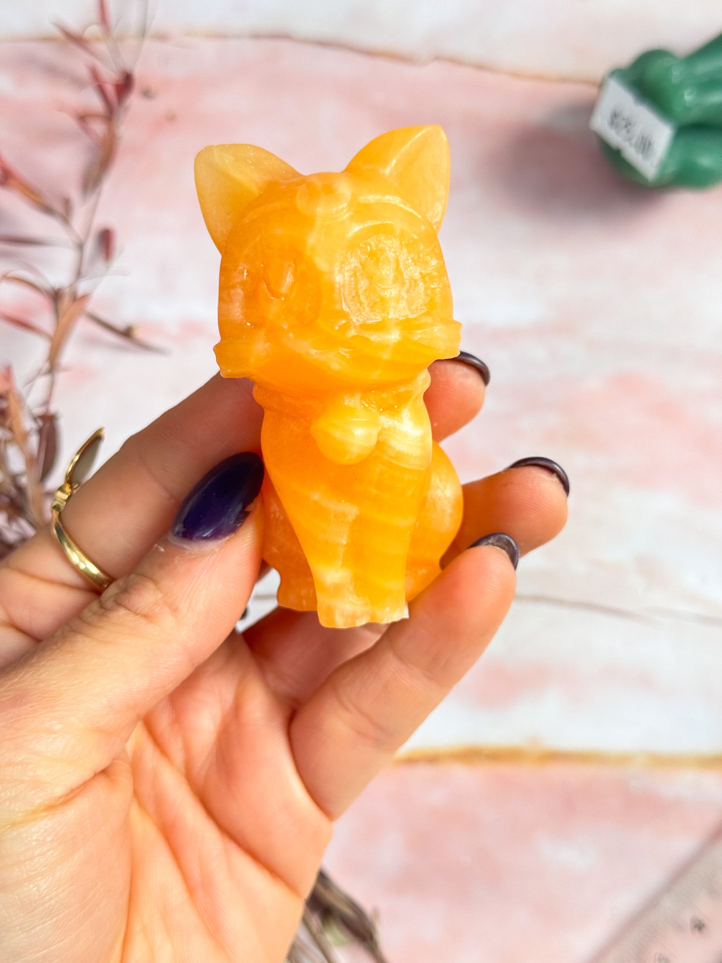 Crystal Cat Carvings