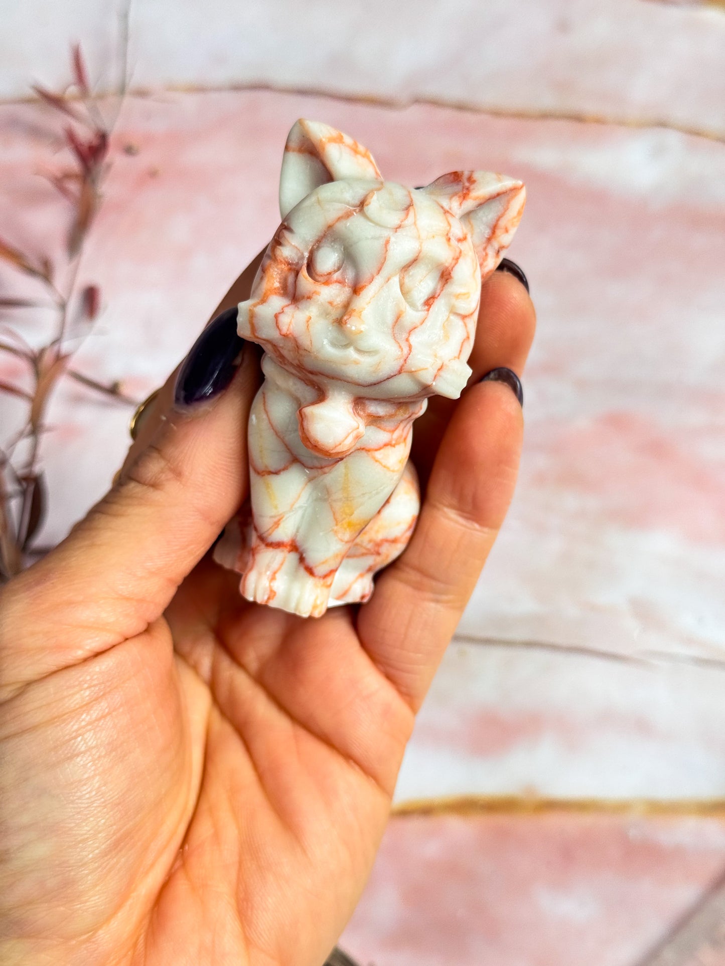 Crystal Cat Carvings