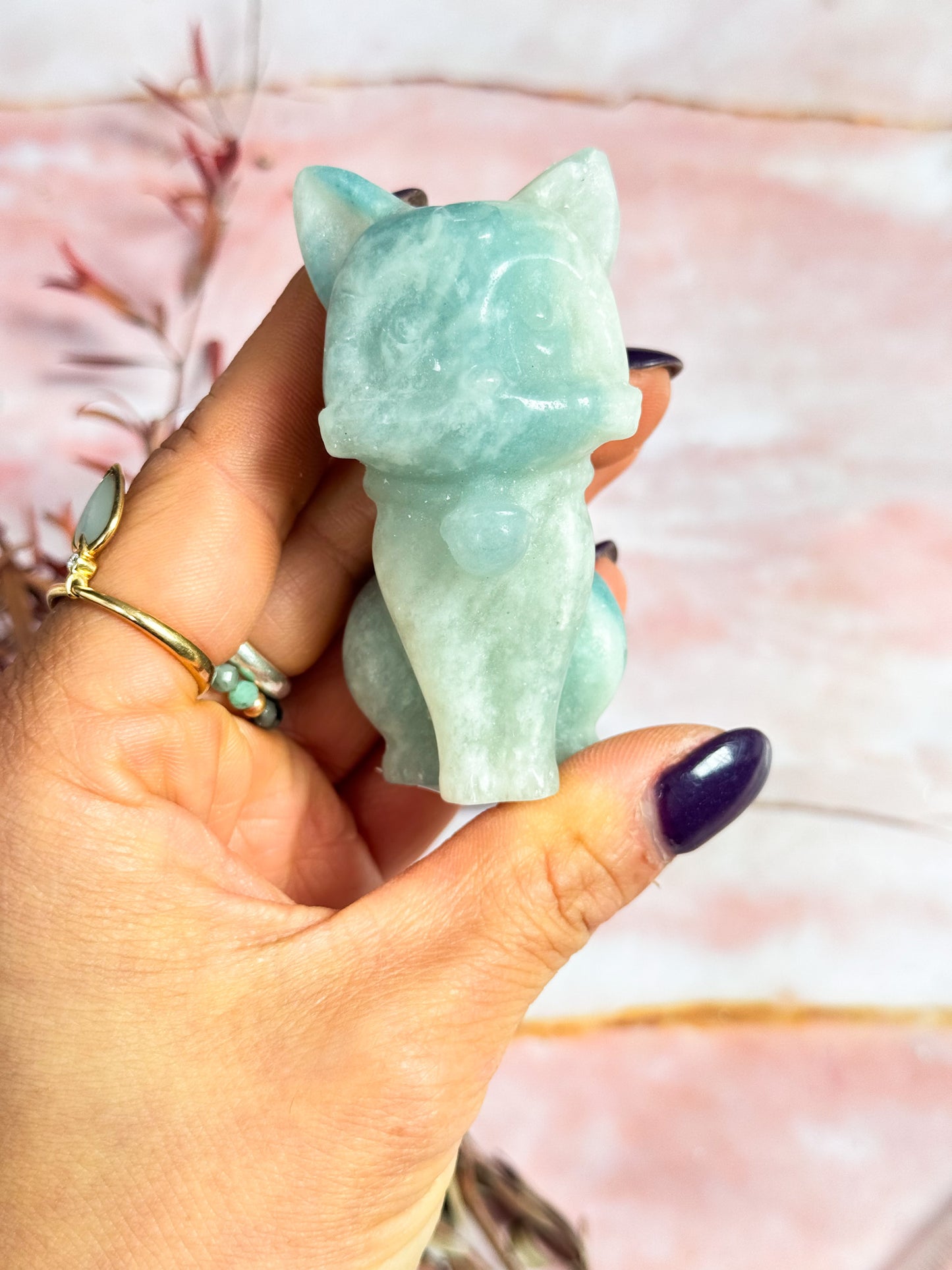 Crystal Cat Carvings