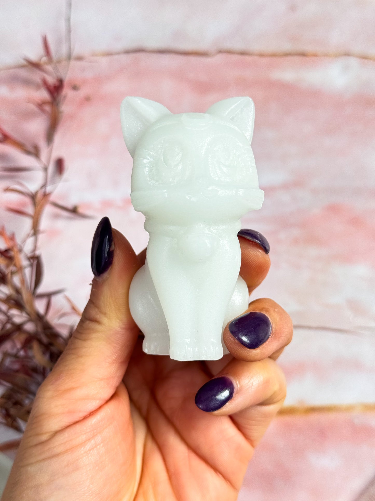 Crystal Cat Carvings