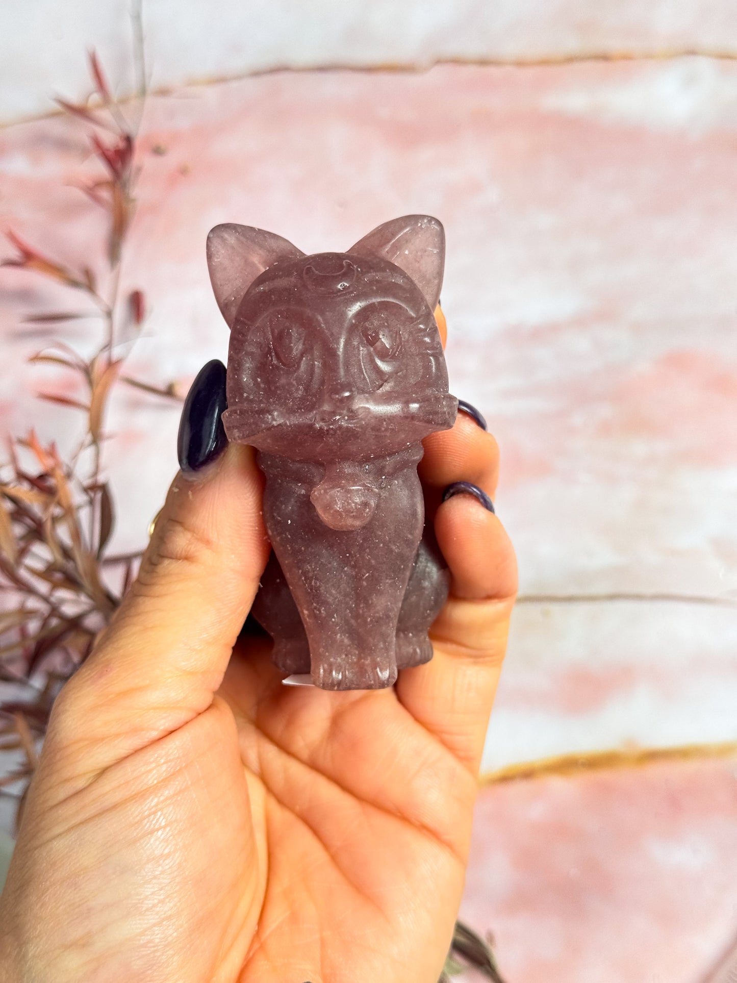 Crystal Cat Carvings