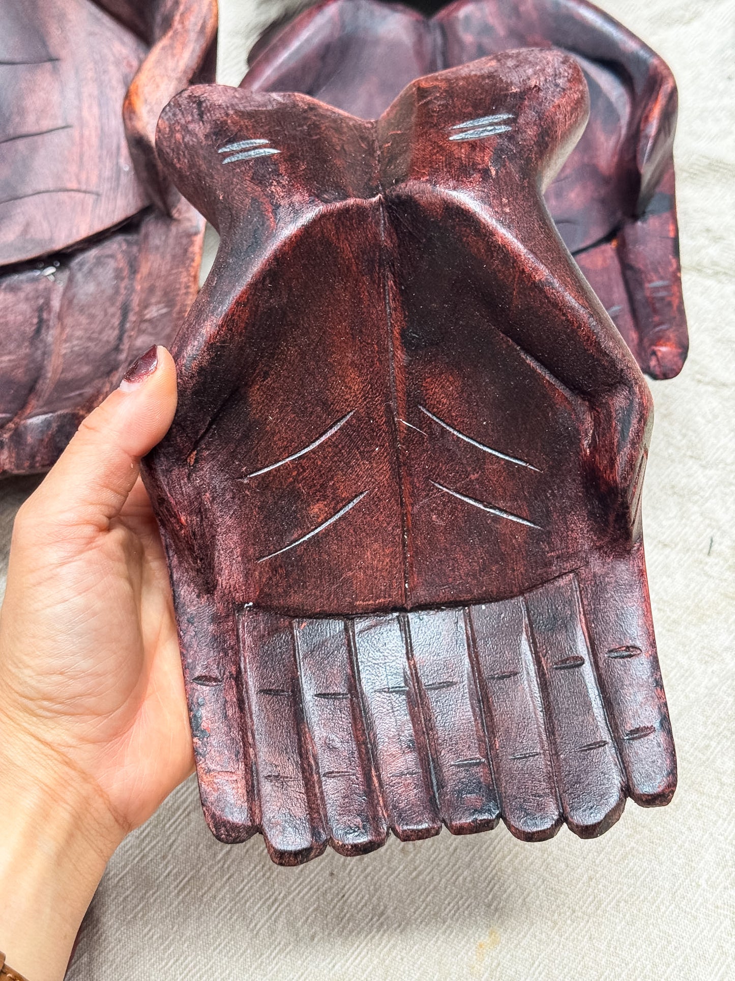 Wooden Hand Bowls