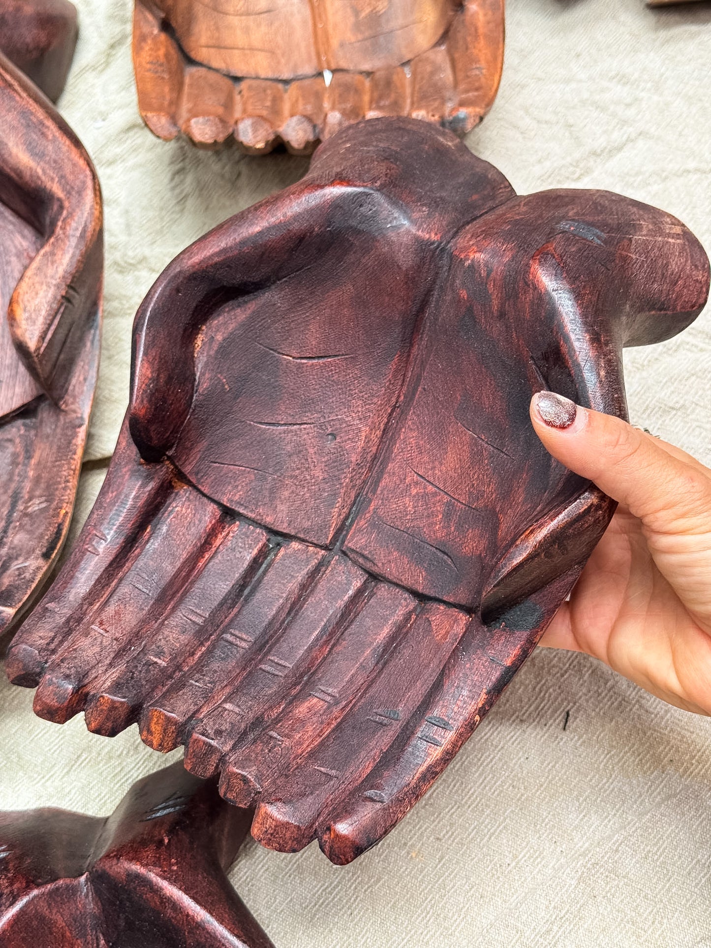 Wooden Hand Bowls