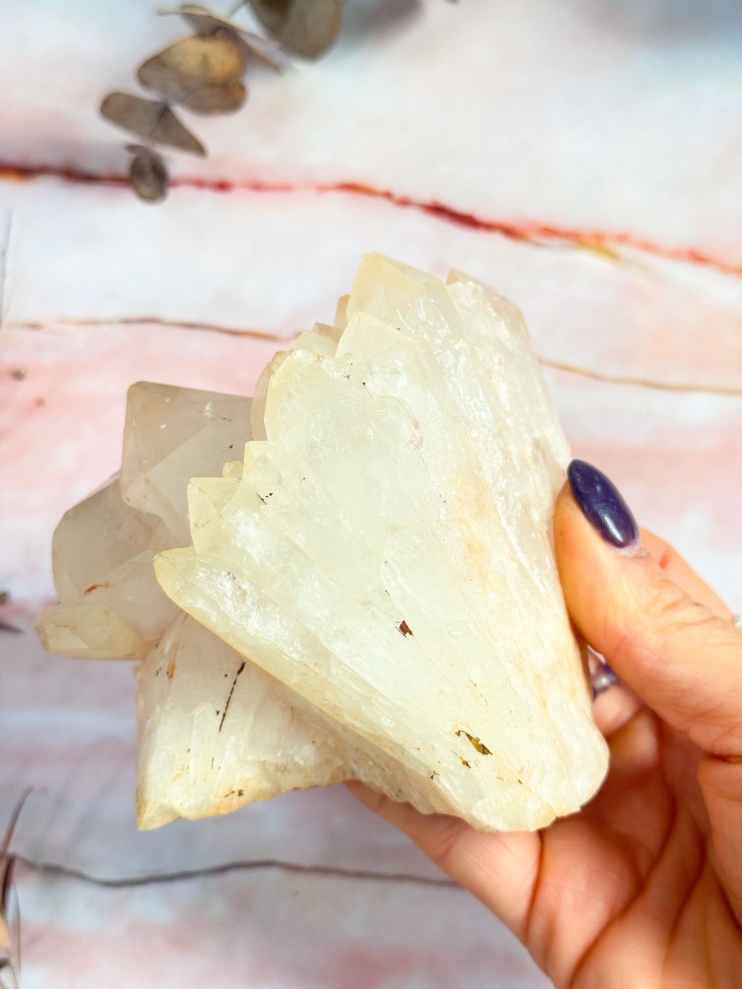 Tangerine Quartz Cluster