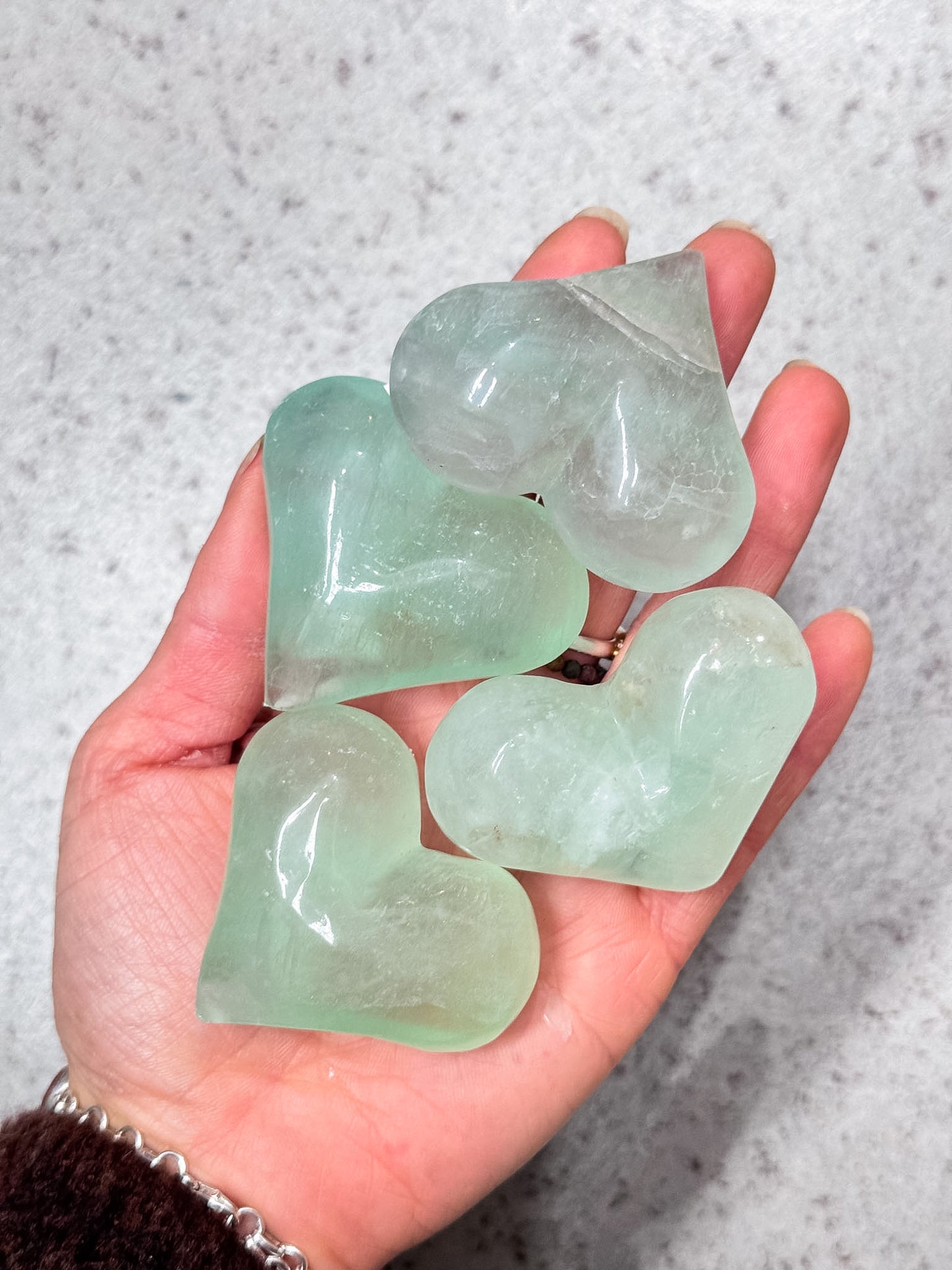 Fluorite Hearts