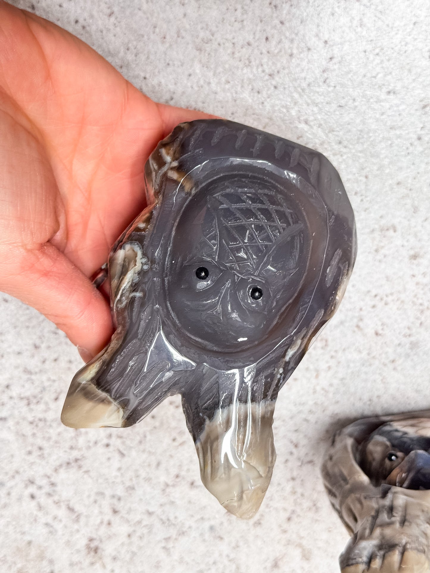 Volcanic Agate Owls