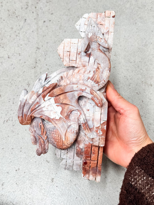 Agate Dragon Carving