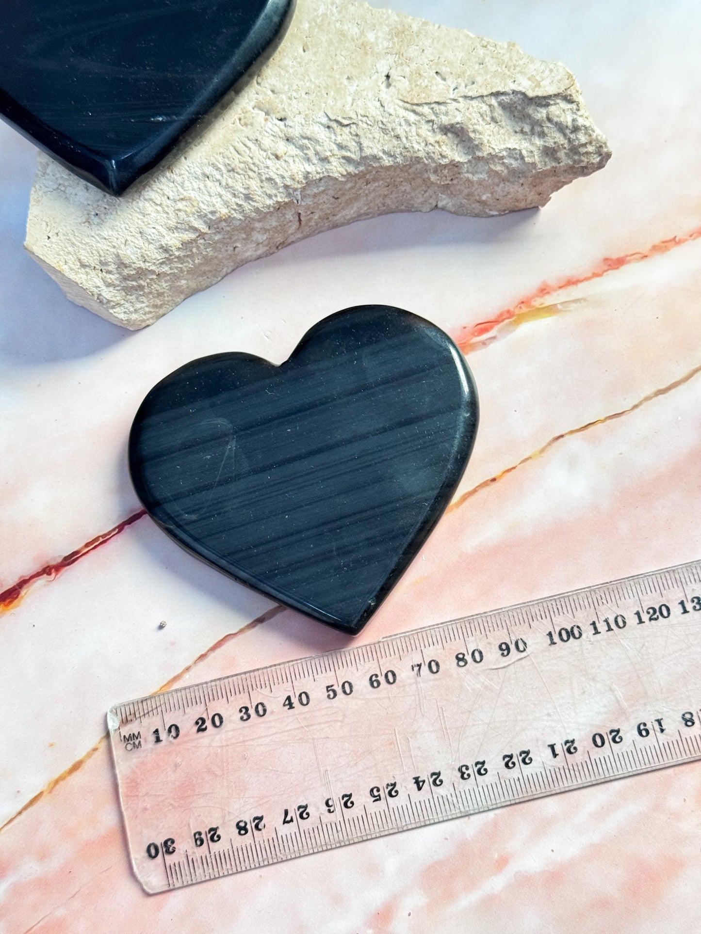Midnight Lace Obsidian Hearts