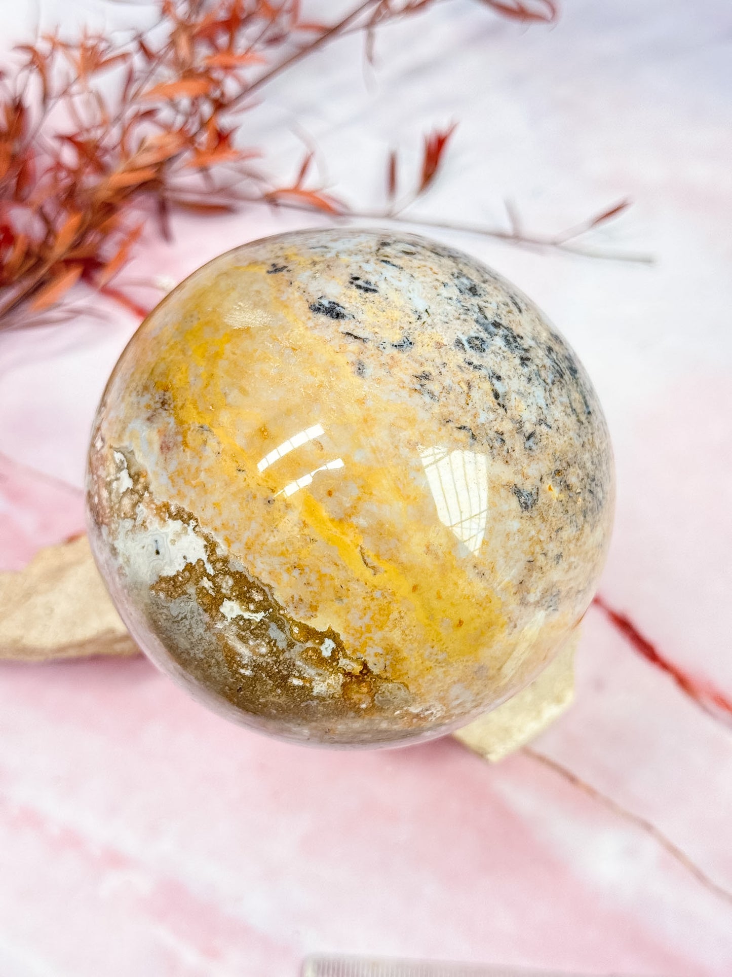 Ocean Jasper Sphere