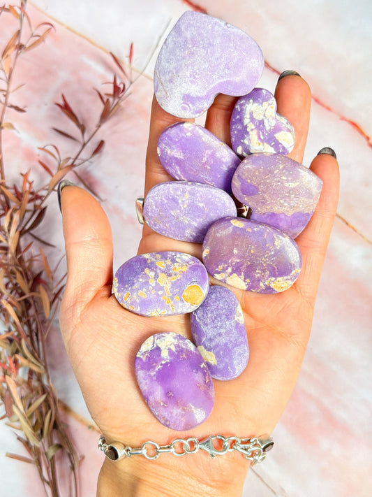 Phosphosiderite Palmstones and Hearts