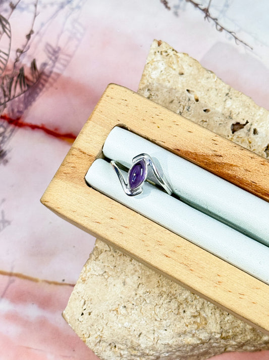 Dainty Amethyst Ring - Size 5.5