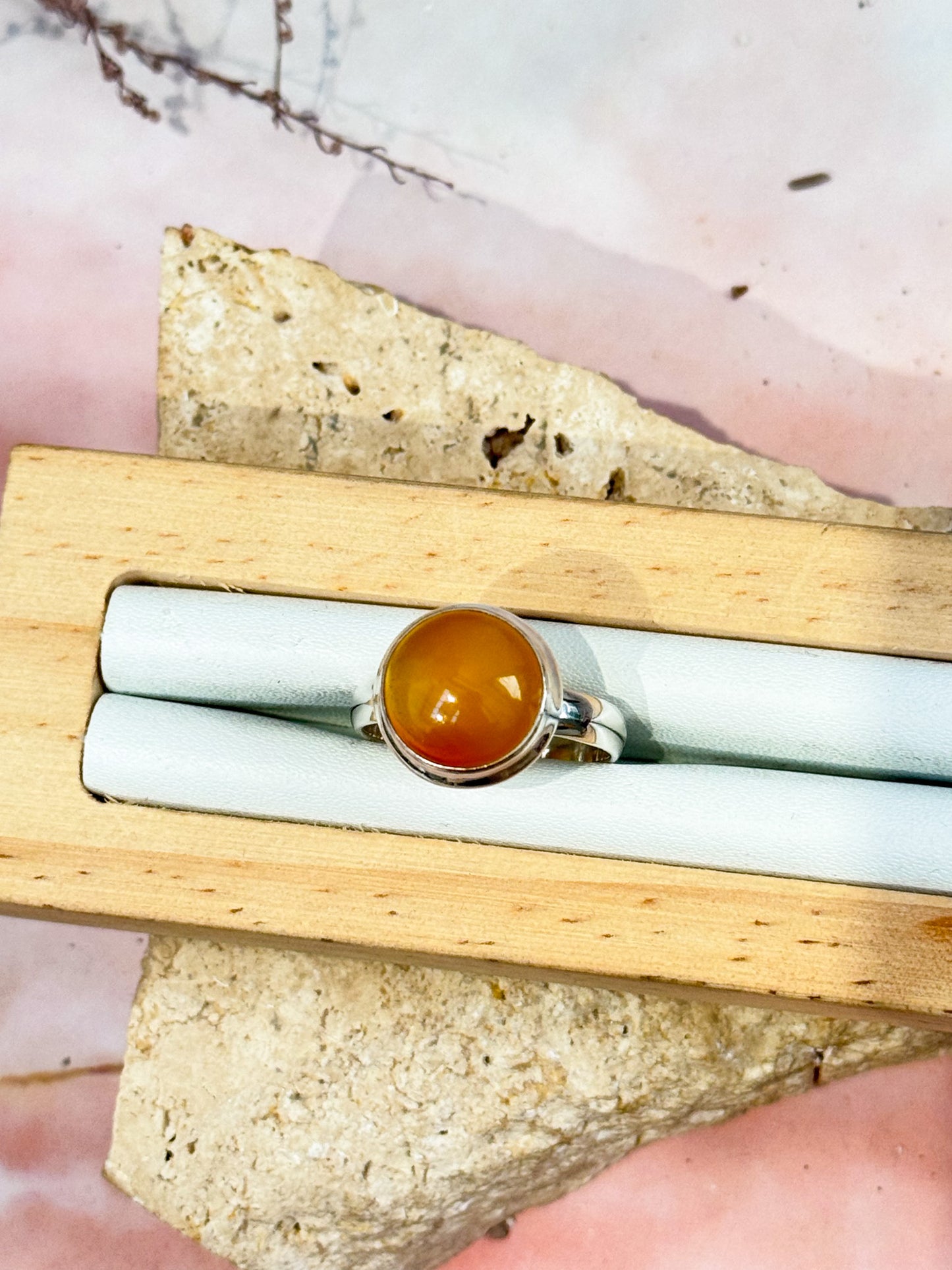 Baltic Amber Ring - Size 10