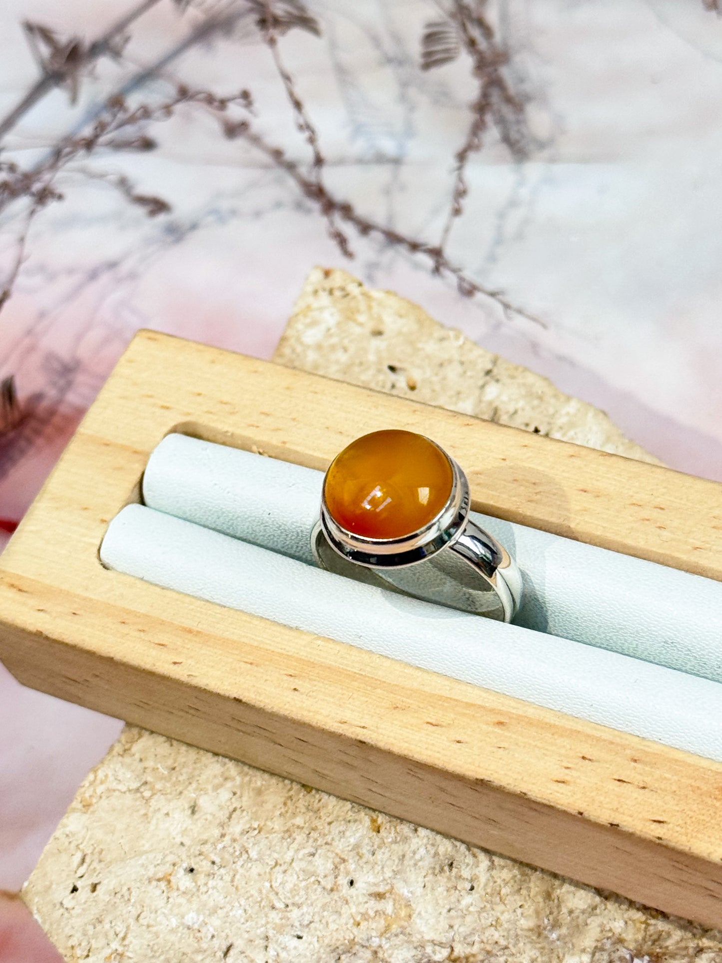 Baltic Amber Ring - Size 10