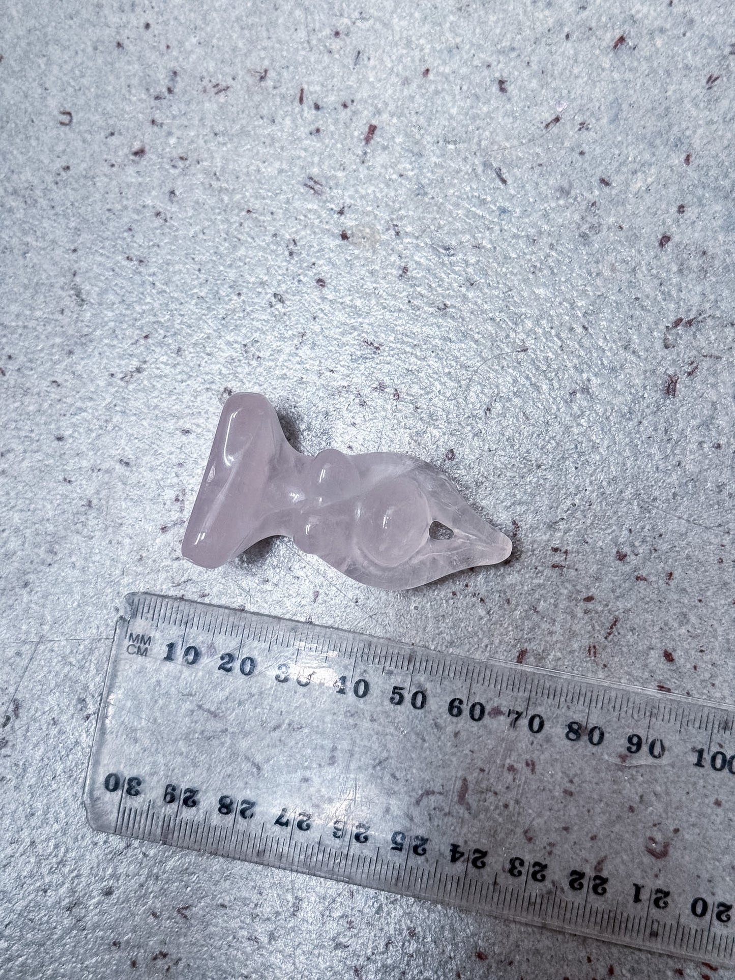 Rose Quartz Yoga Carvings