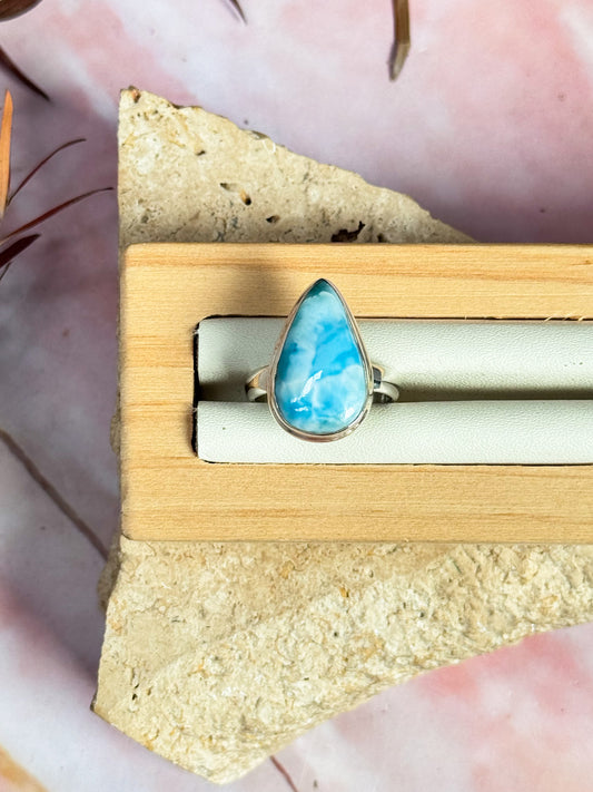 Rare Larimar Ring - Size 7