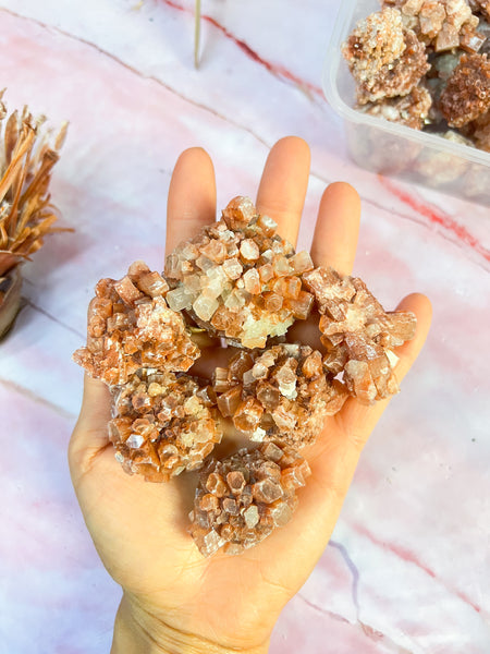 Small Aragonite Clusters