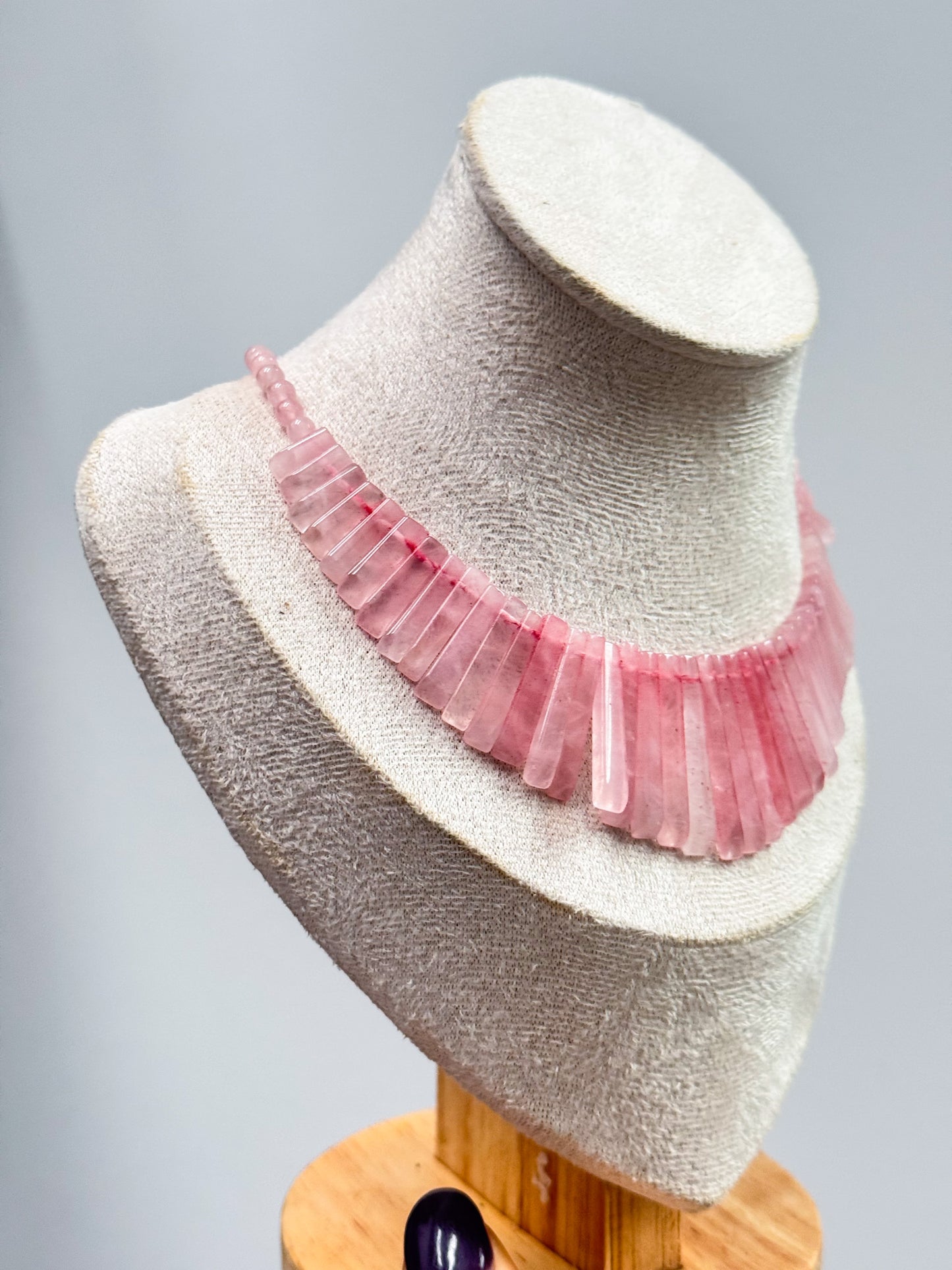 Rose Quartz Eygptian Choker