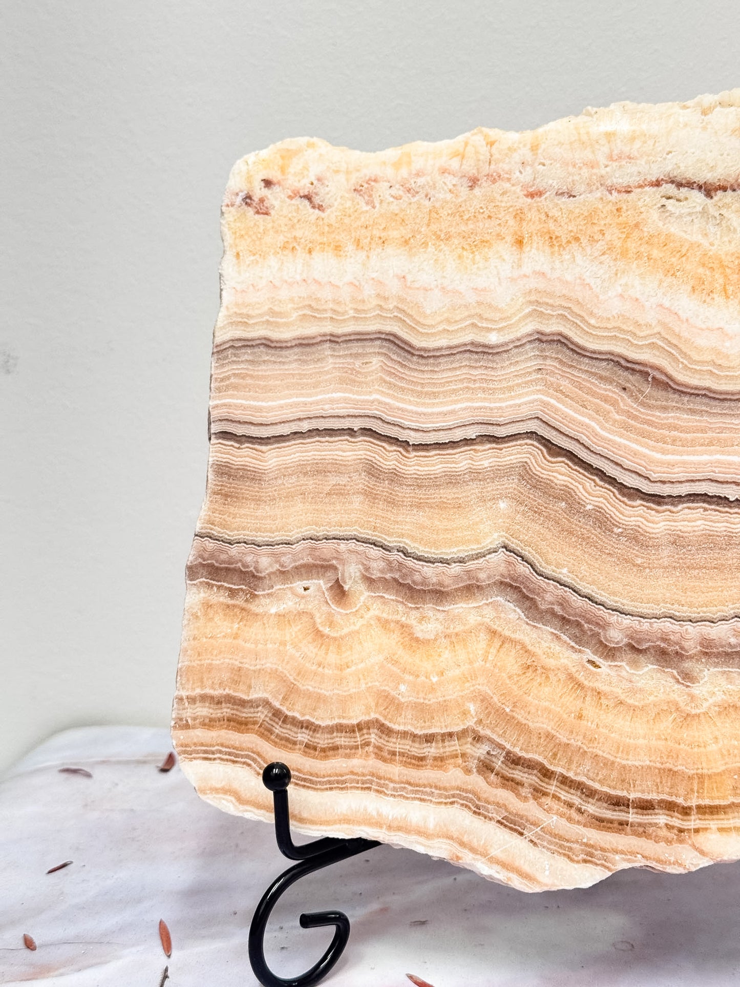 Tri-Coloured Calcite Slice