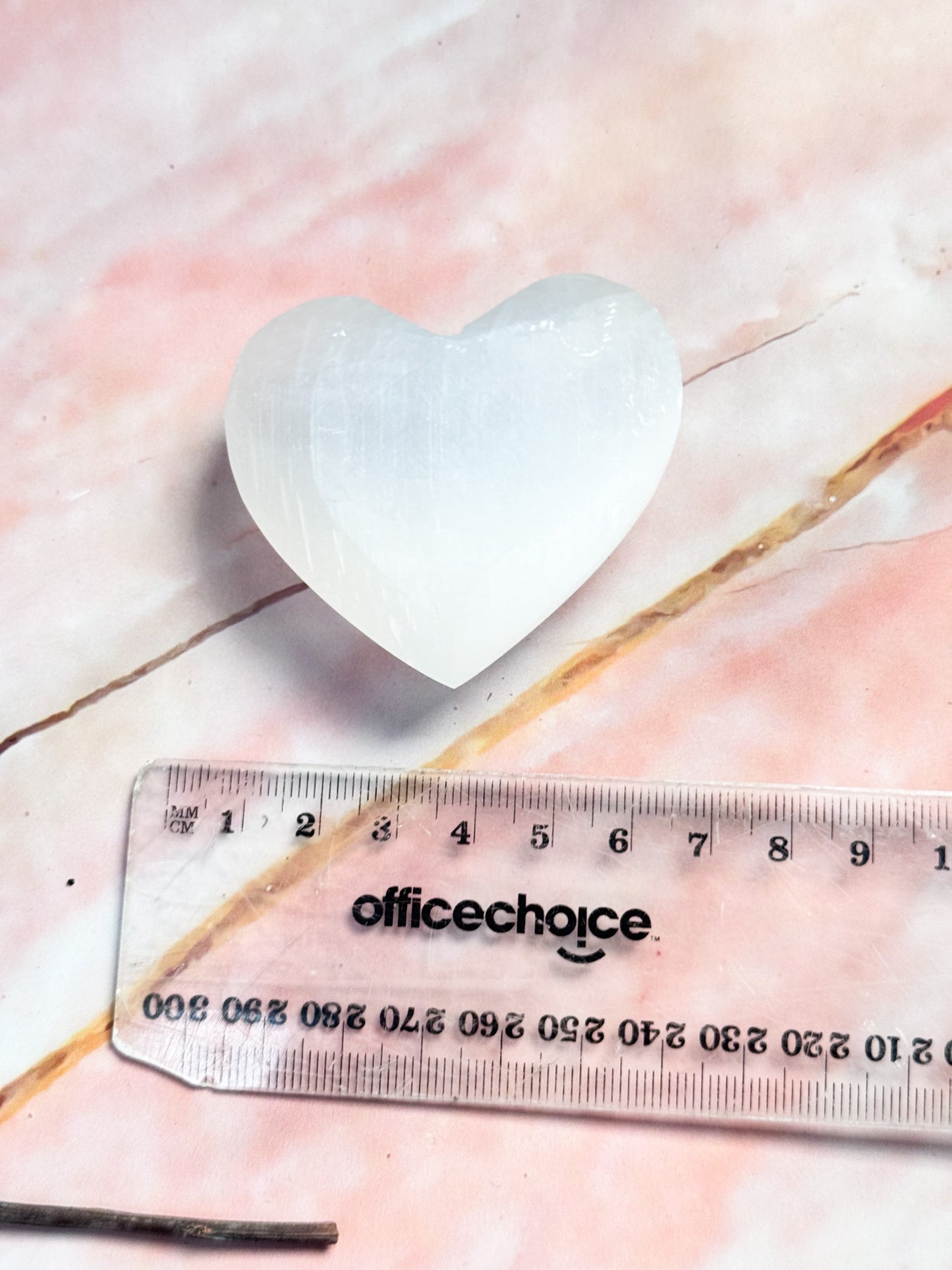 Selenite Hearts