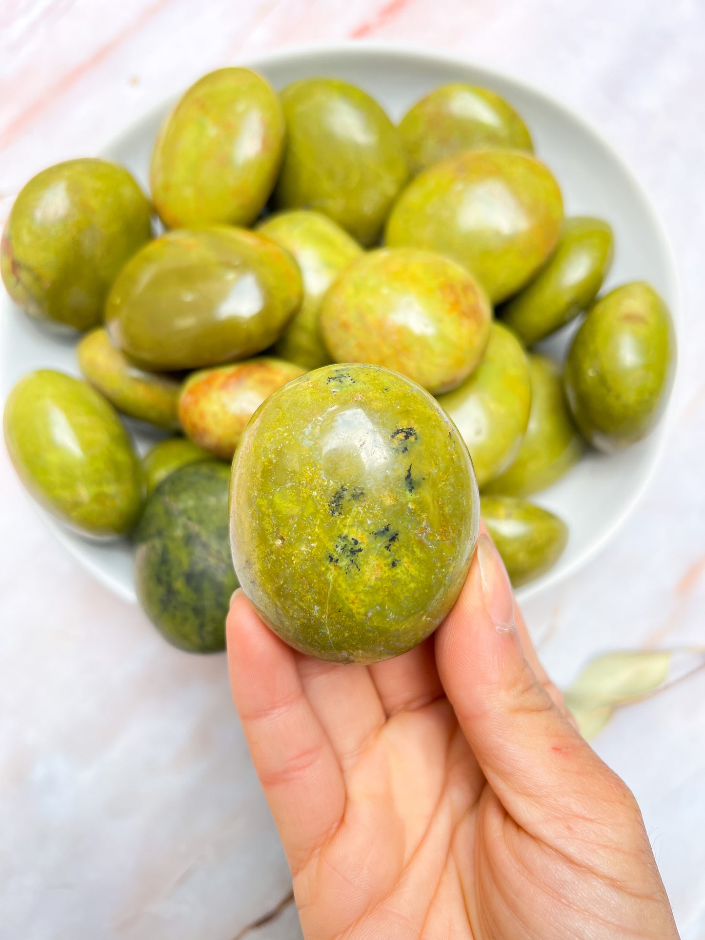 Green Opal Palmstones