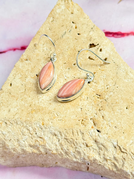 Pink Opal Earrings