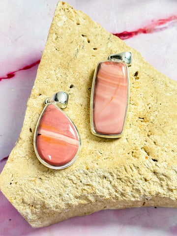 Pink Opal Pendants