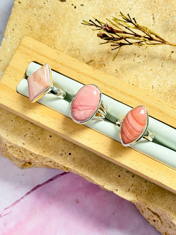 Pink Opal Rings