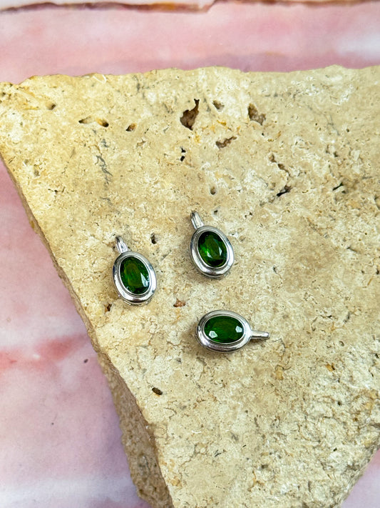 Chrome Diopside Pendants