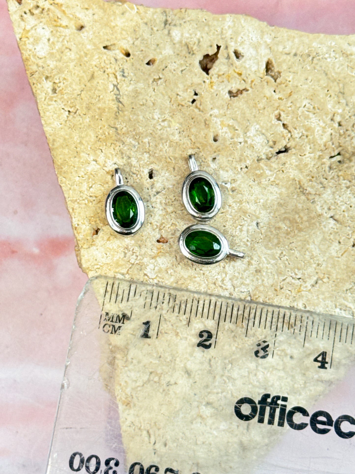 Chrome Diopside Pendants