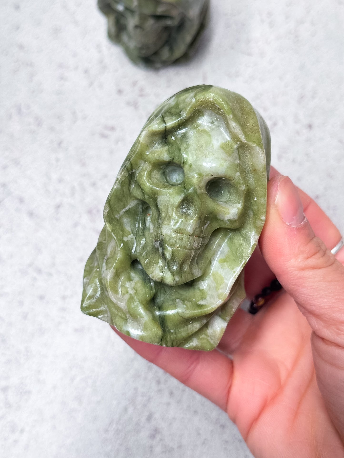Serpentine Grim Reaper Carving